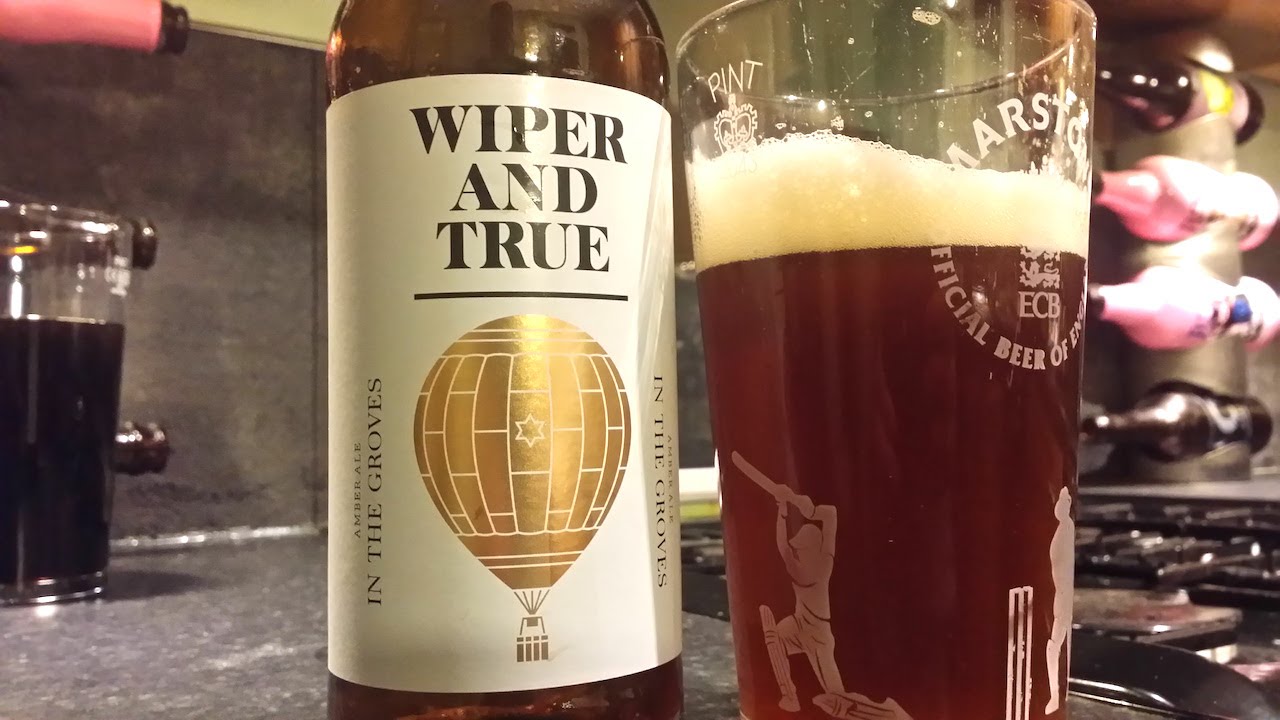 (4K) Wiper And True In The Groves Amber Ale | British Craft Beer Review