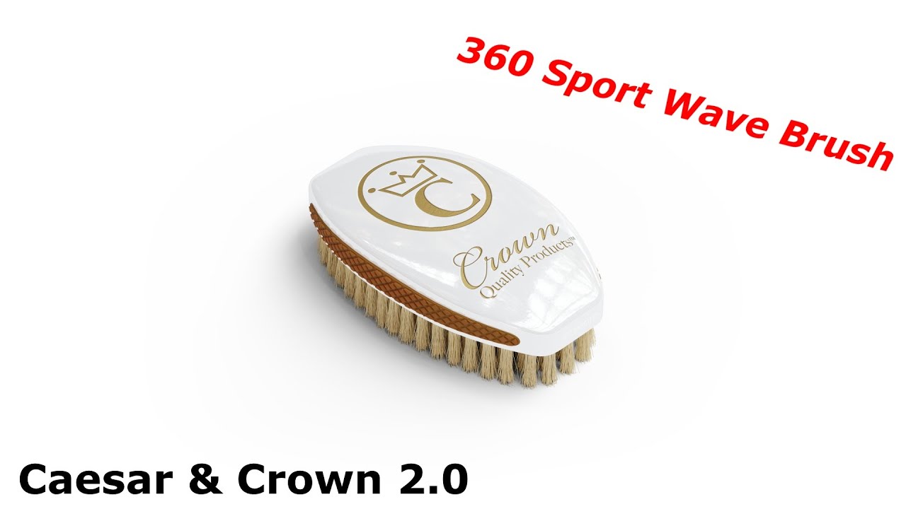 New CQP 360 Sport Wave Brush - Caesar & Crown 2.0 (Next Gen. Wave Brushes)