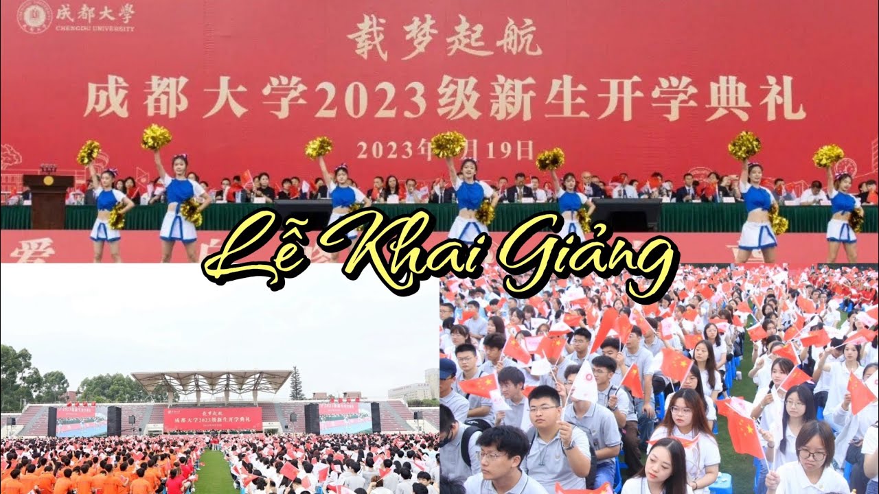 Du học Trung Quốc 🌷Lễ khai giảng 2023 Đại học Thành Đô - Viện Nghệ thuật ASEAN - Trung Quốc