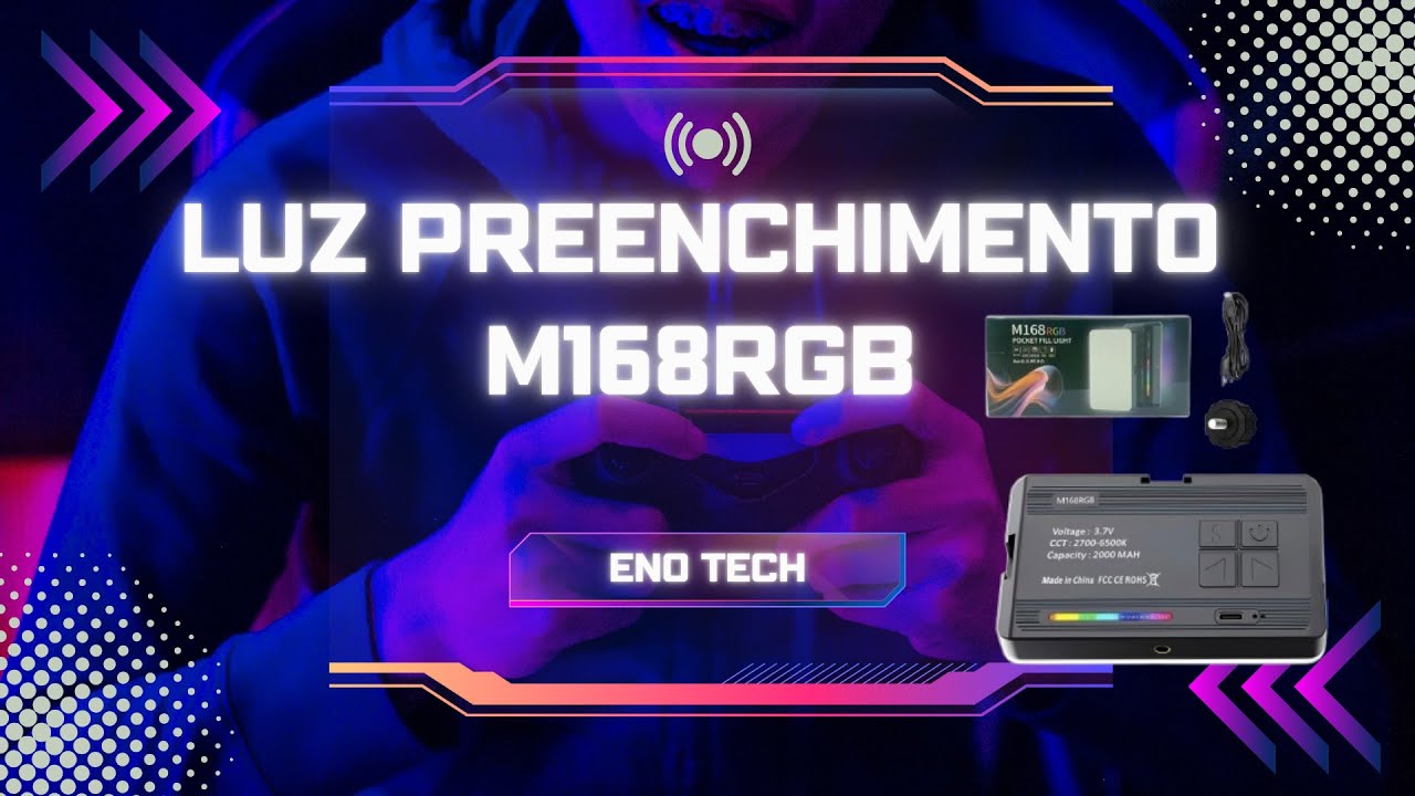 Luz Preenchimento M168RGB barata