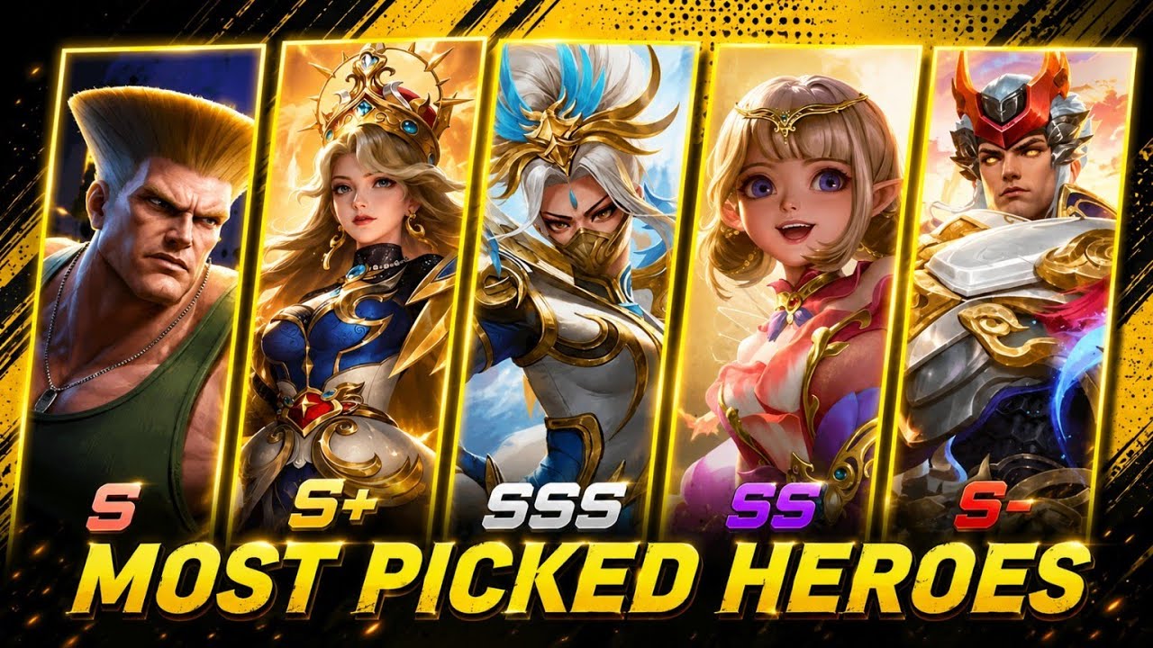 TOP 10 MOST PICKED HEROES in SOLO QUEUE August 2026 | mlbb Meta