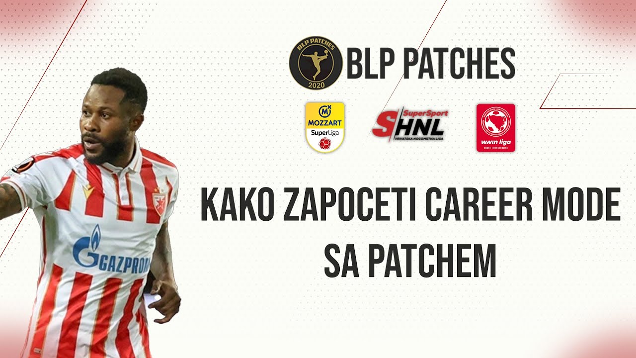 KAKO ZAPOČETI CAREER MODE SA BALKAN PATCHEM?! - EA FC 24 - TUTORIAL