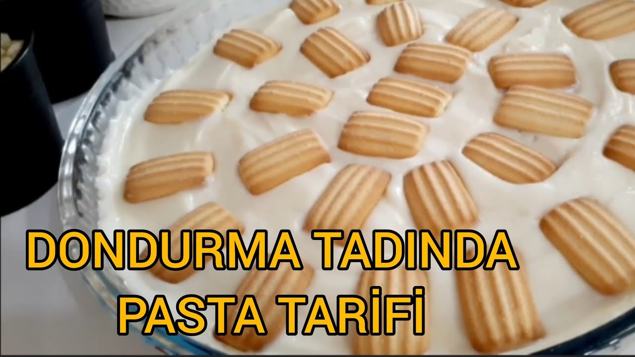 Bebe Biküvisinden Dondurma Tadında Pasta #pastatarifleri #yummy #sütlütatlıtarifleri #cooking 