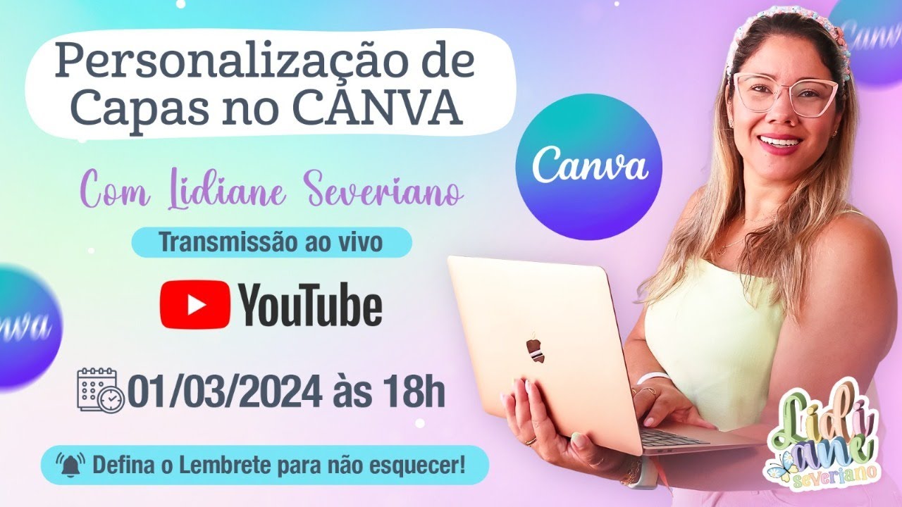 #75 Descomplicando a Encadernação | Personalização de Capas no CANVA | com Lidiane Severiano