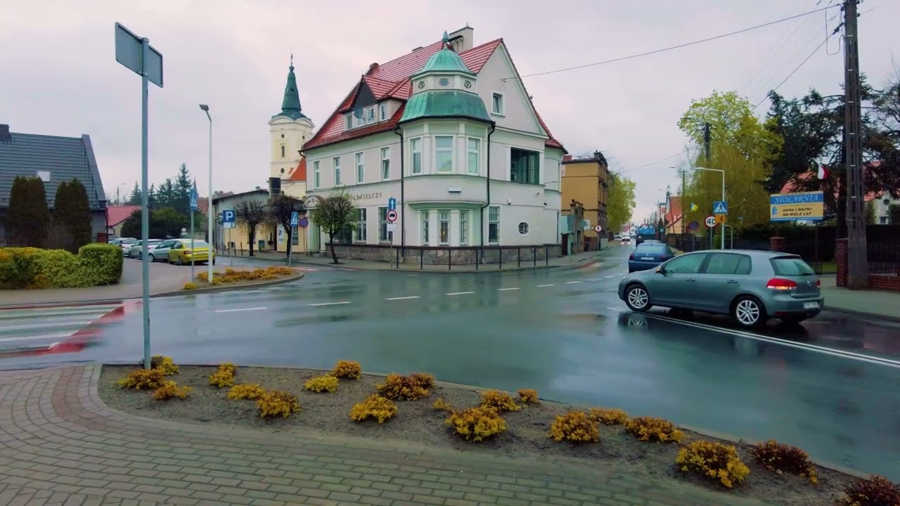 Poniec: Centrum w Blasku PKP - Fascynujące Zwiedzanie Miasta w Kontrastach! [4k]