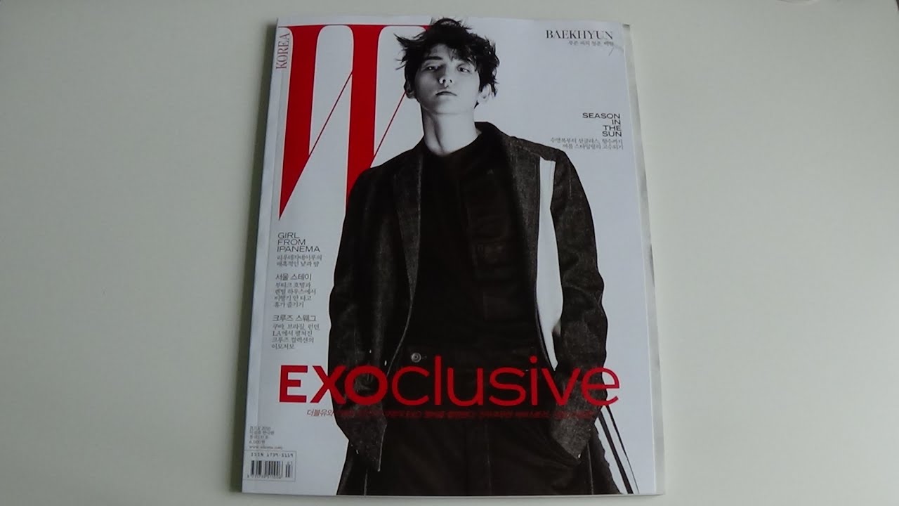 Unboxing W Korea July 2016 EXOclusive