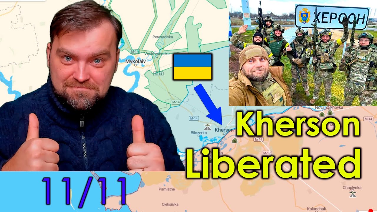 Update from Ukraine | Ukraine Liberated Kherson Next step is Crimea | Ruzzians are running