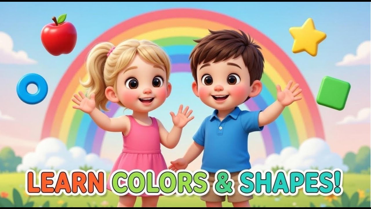 Learn Colors, Shapes & Counting | Fun Learning Song for Kids | Toddler Rhymes