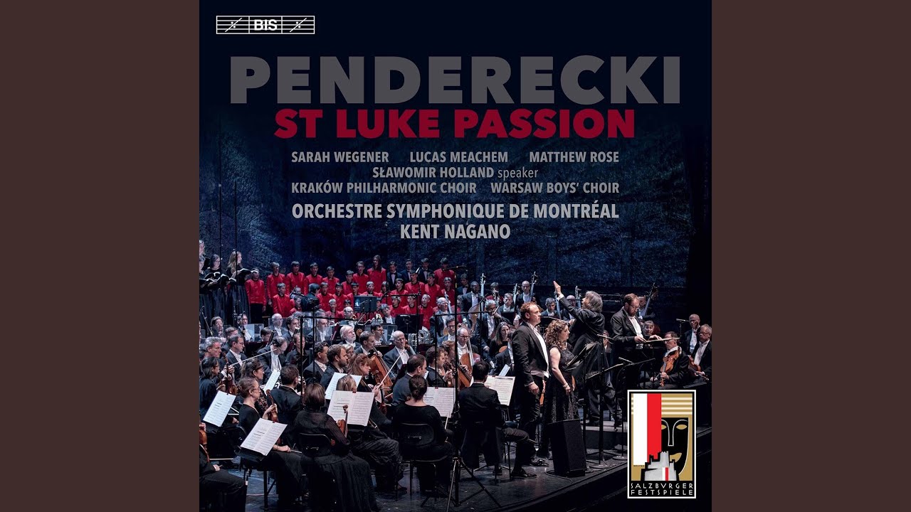 St. Luke Passion, Pt. 1: No. 3, Deus meus (Live)