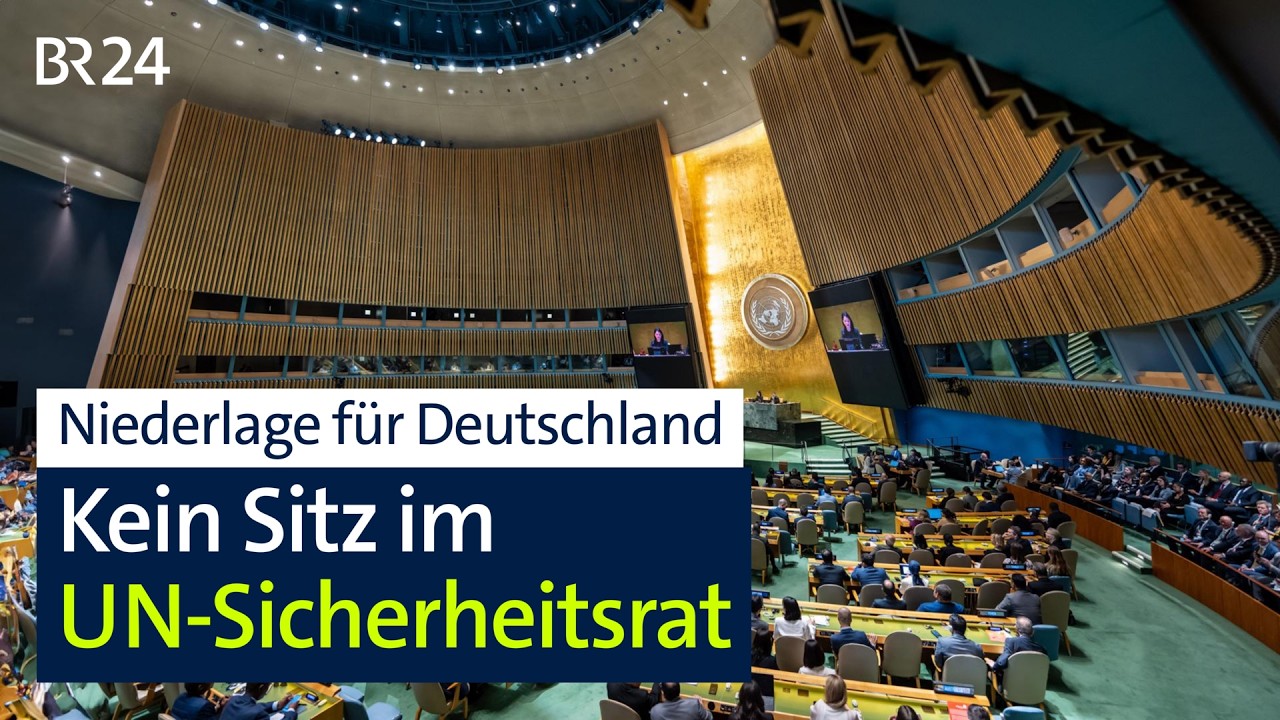 Niederlage f&uuml;r Deutschland: Kein Sitz im UN-Sicherheitsrat | BR24