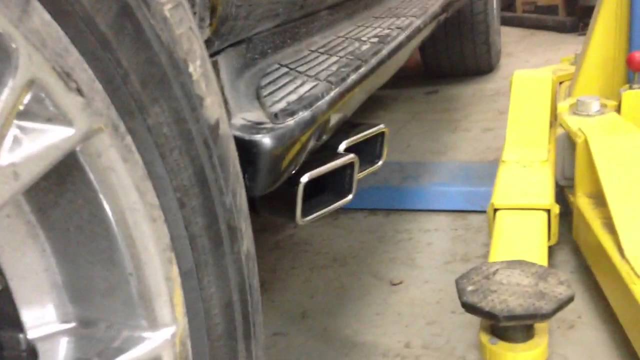 Toyota Land Cruiser 100 V8 custom exhaust magnaflow