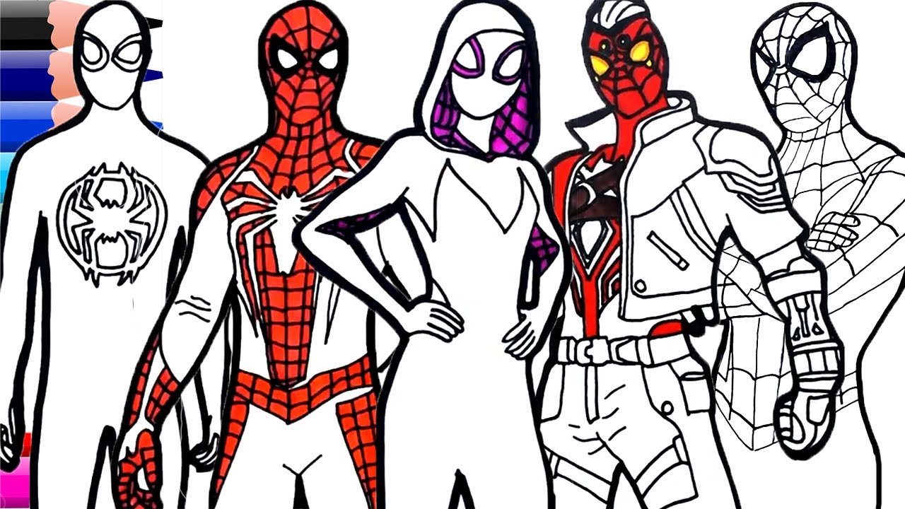 HOW TO DRAW TO  spider man 4: across -  Spider-Punk, Miles Morales