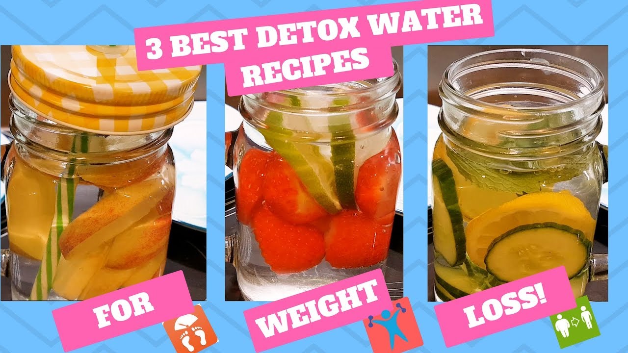 3 Detox Water Recipes for Quick Weight Loss, Health and Beautiful Skin