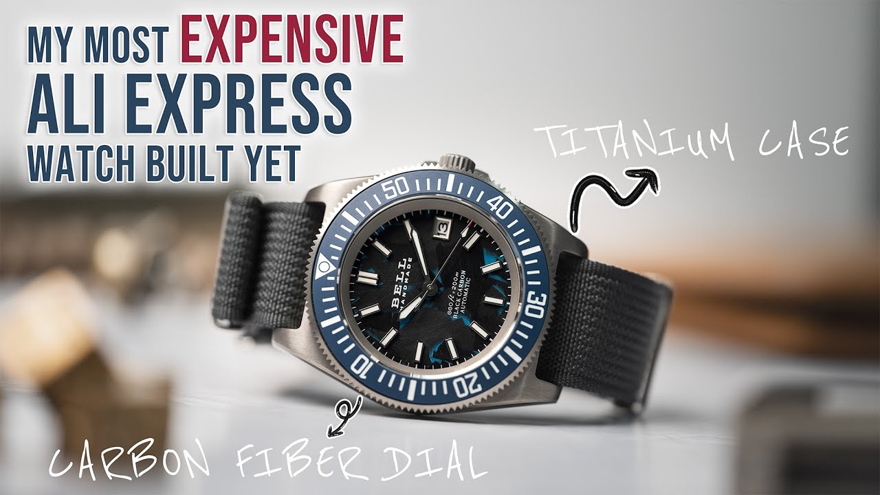Моя самая дорогая сборка на AliExpress! Корпус Pelagos Homage из титана и циферблат из углеродног...