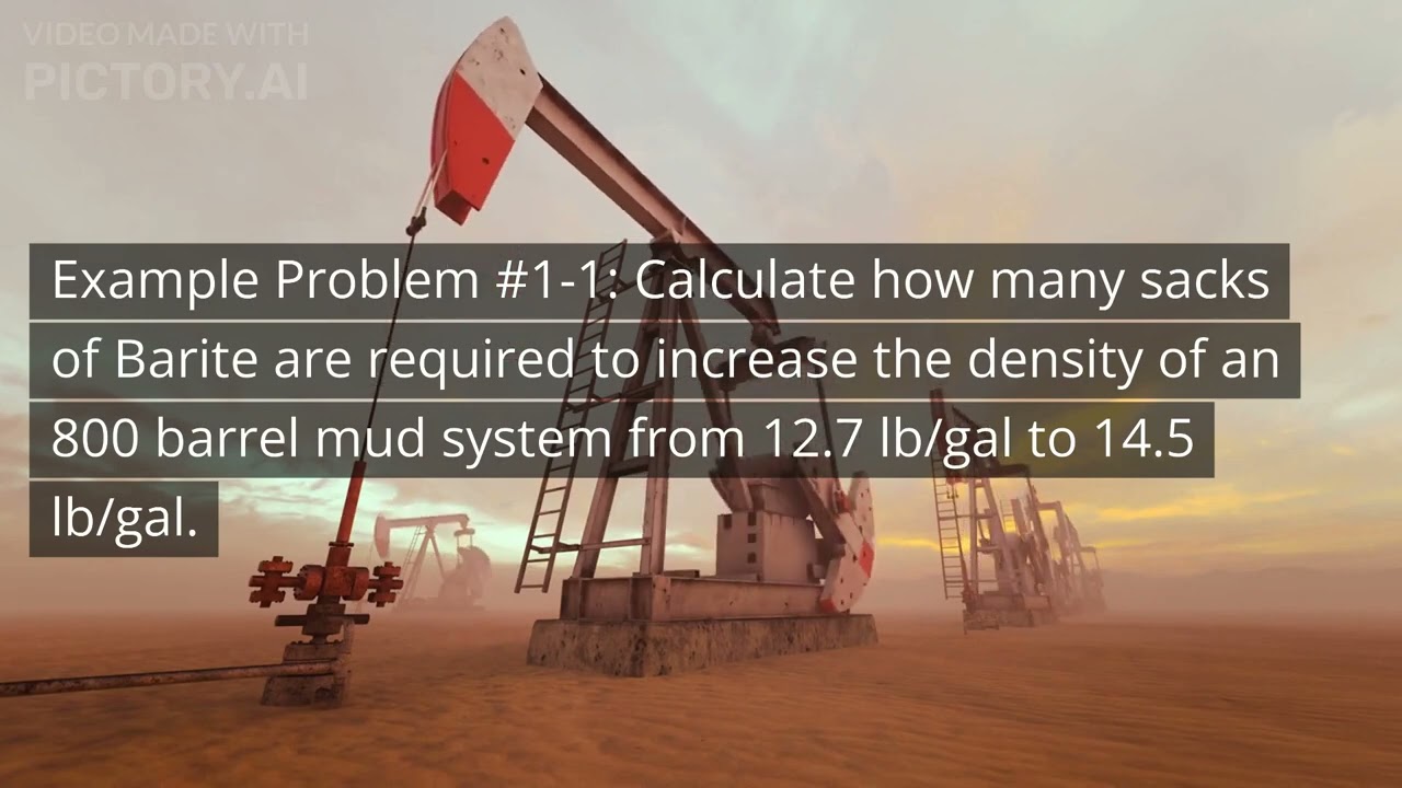 Material balance equations for Drilling Fluids