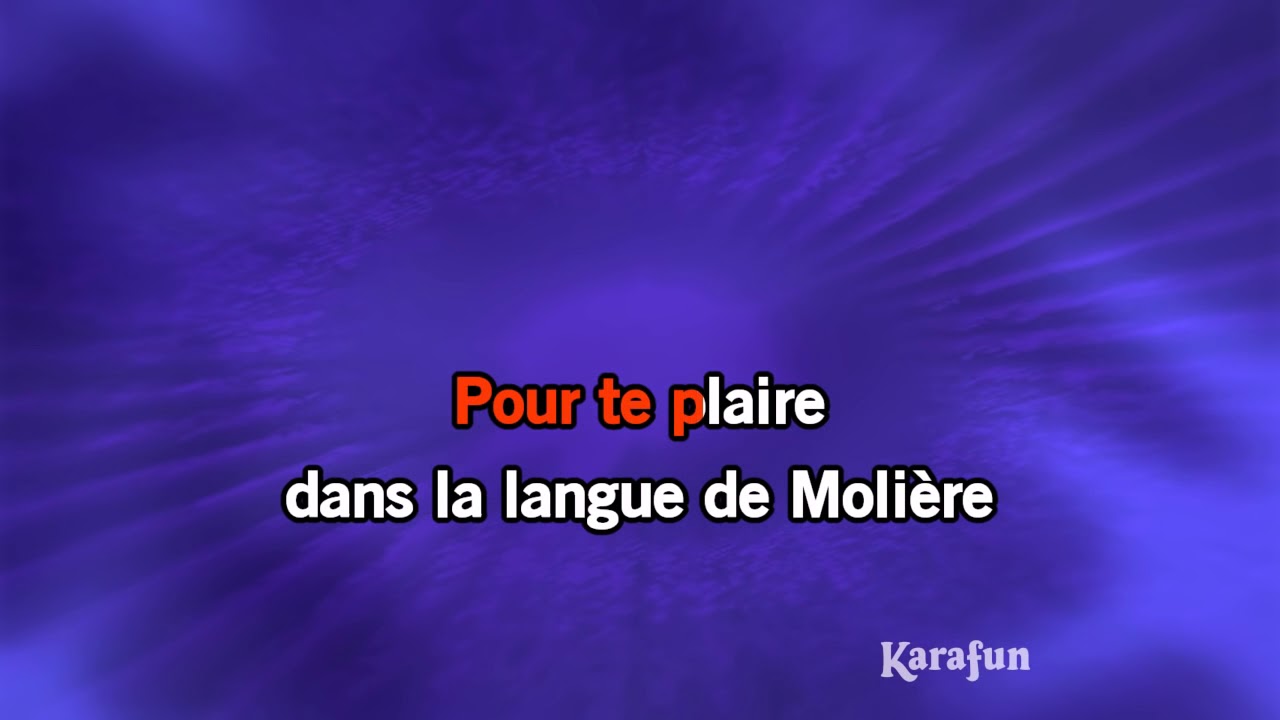 Karaok&eacute; For me formidable - Charles Aznavour *