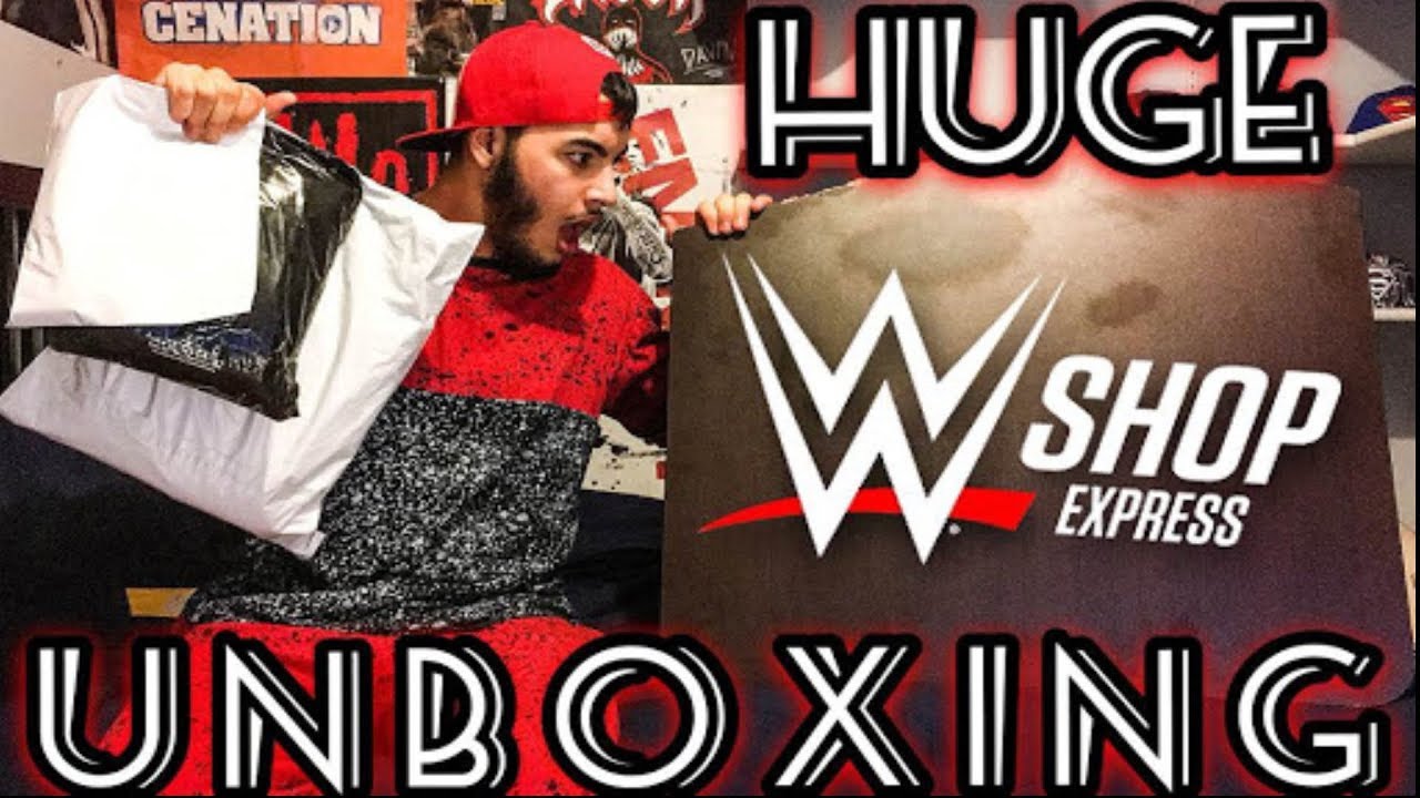 HUGE WWE SHOP UNBOXING!!!!!