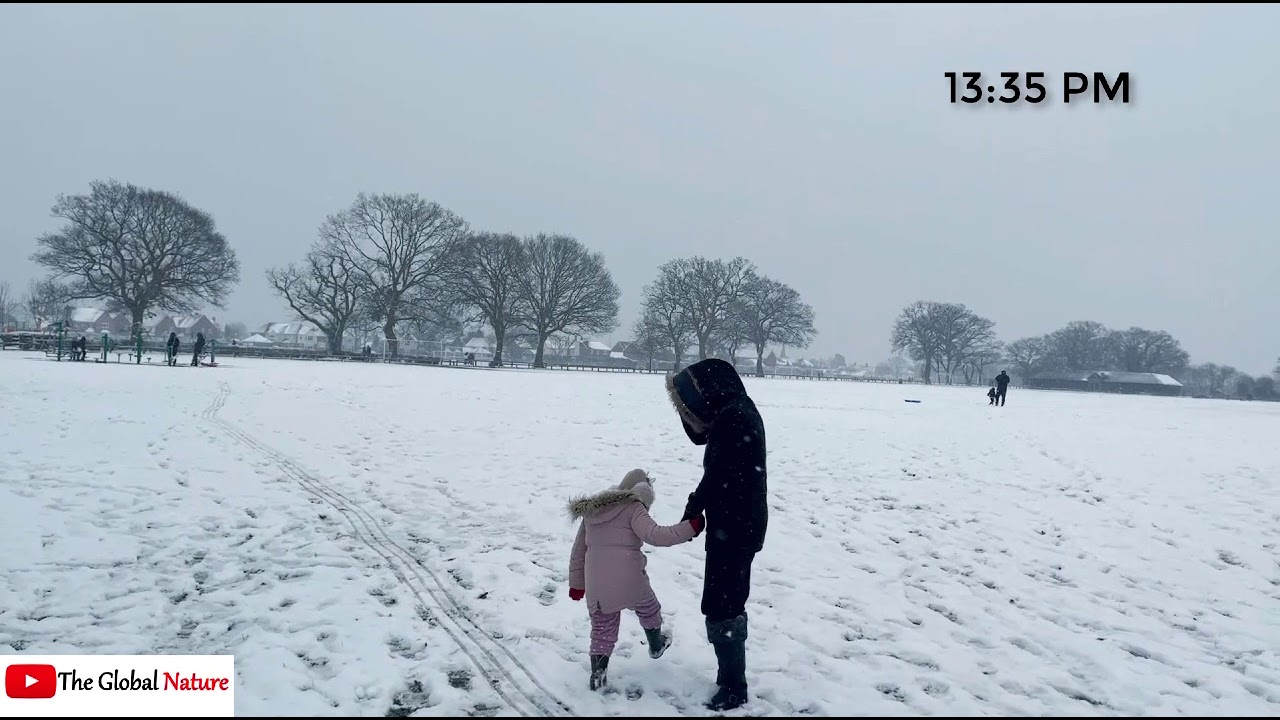 Beast from the East, Snow at Chesterwell, Colchester, Essex, UK