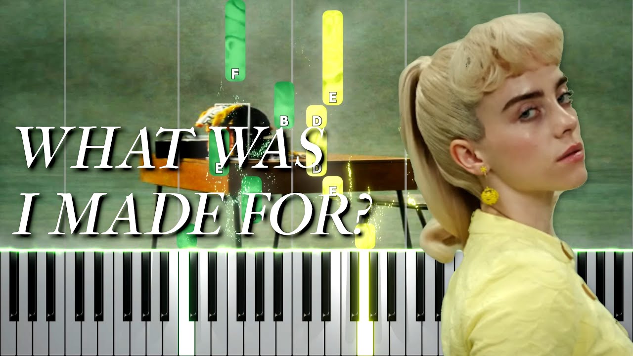 Billie Eilish - What Was I Made For? | Piano Tutorial