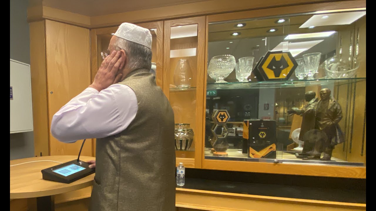 Beautiful Iftar Adhan @ Molineux Stadium Wolves 2025 by Imam M Asad MBE