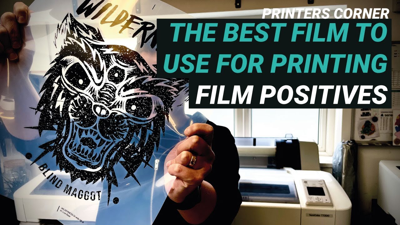 The best film to use for printing film positives for screen printing | Printers Corner Ep16