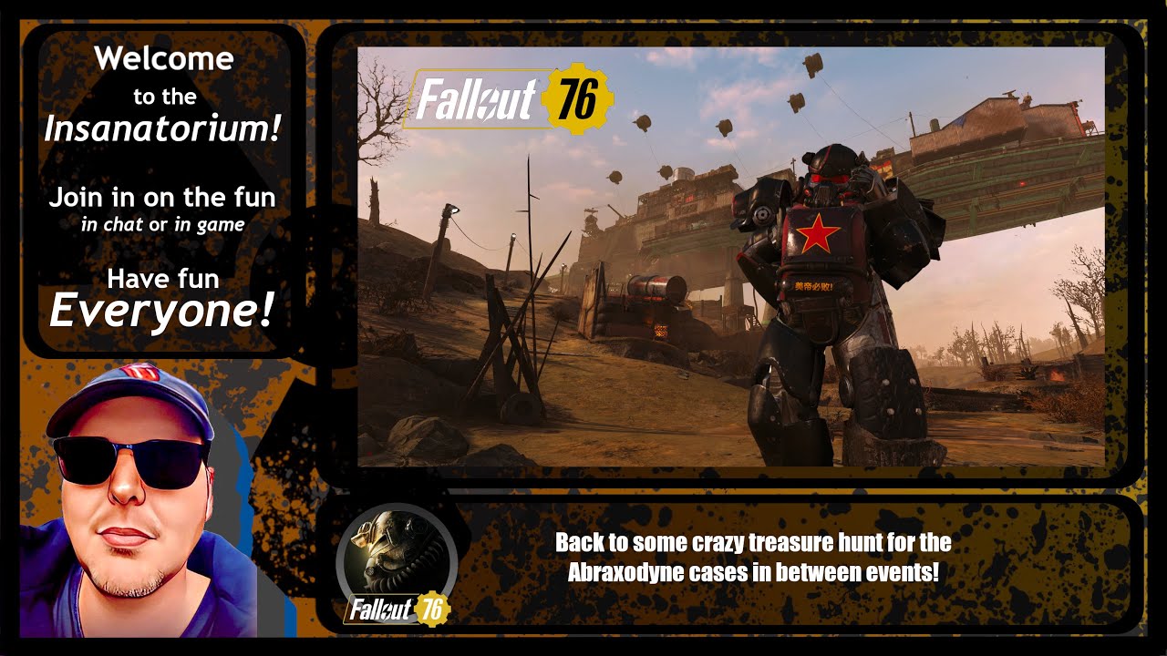 #Fallout76 Season 23: Back to some crazy treasure hunt for the Abraxodyne cases in between events!