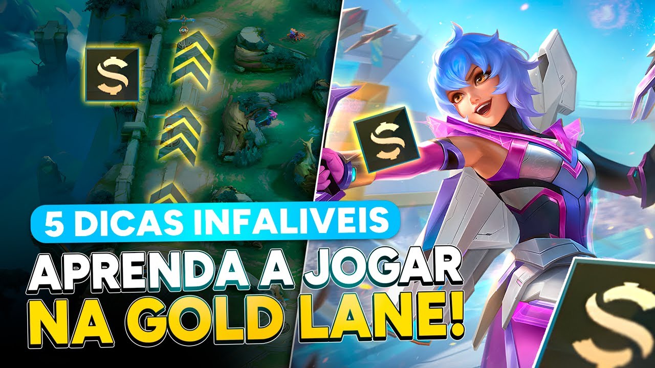 APRENDA A JOGAR NA GOLD LANE DE FORMA SIMPLES! GUIA COMPLETO! MOBILE LEGENDS