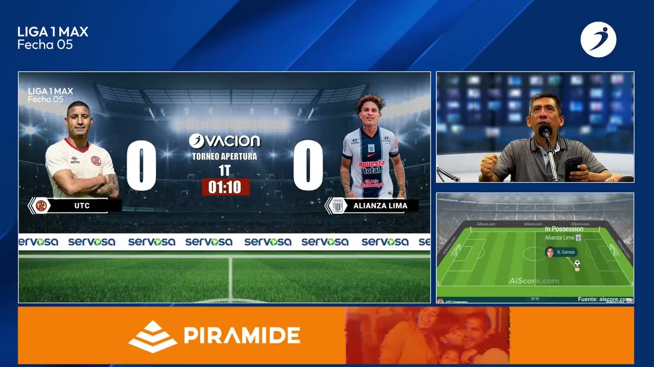 UTC vs ALIANZA LIMA por RADIO OVACION 🔴 #ENVIVO | LIGA 1 MAX