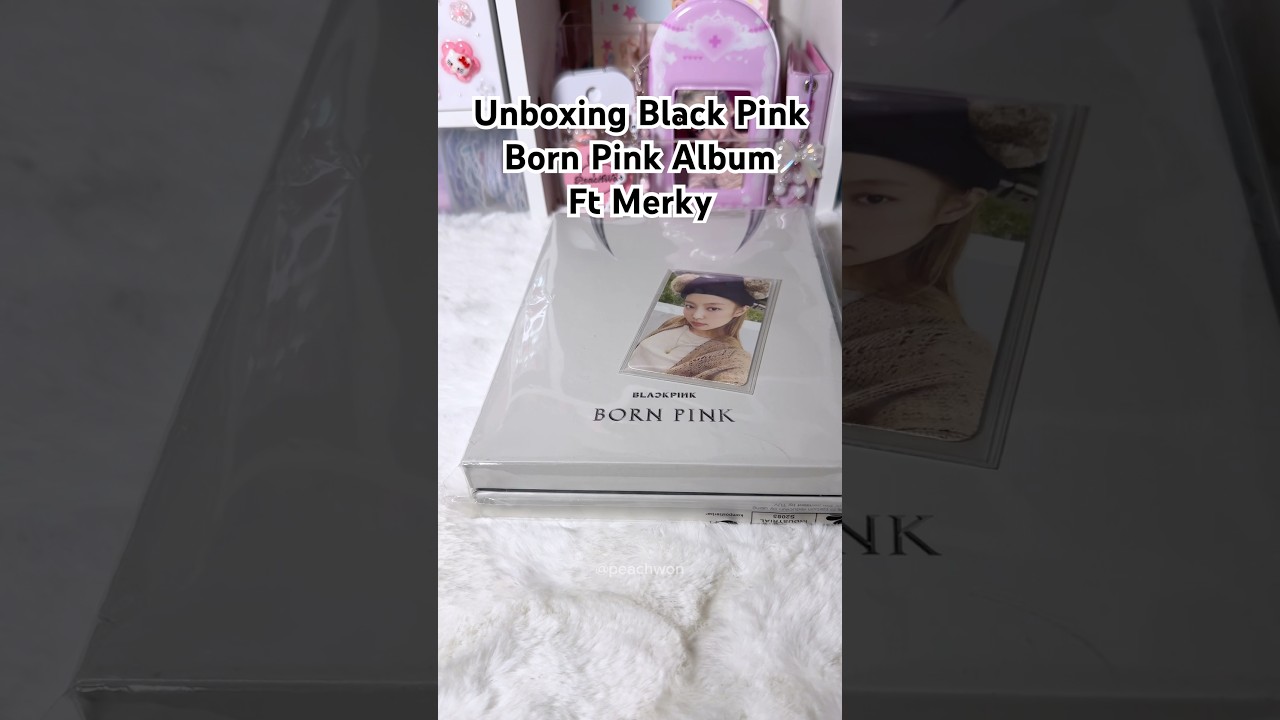 Unboxing Black Pink Born Pink Album ft Merky