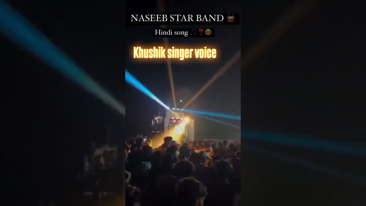 Naseeb star band khushik singer voice #naseebstarband #rockystarband #viralshorts #nonstoptimli