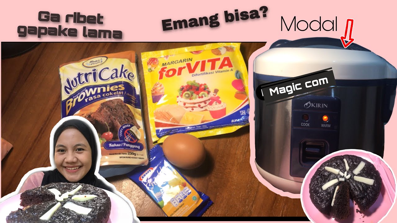 Cara Buat Brownies ala Anak KOST | Pakai MAGIC COM - Gampang Banget !!!