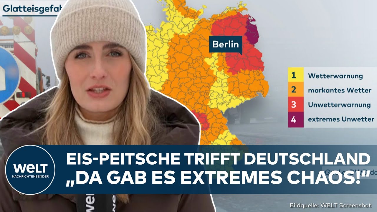 WETTER: Kalt erwischt! Mega-Chaos wegen Glatteis! Schnee und Frost hält Deutschland im Griff