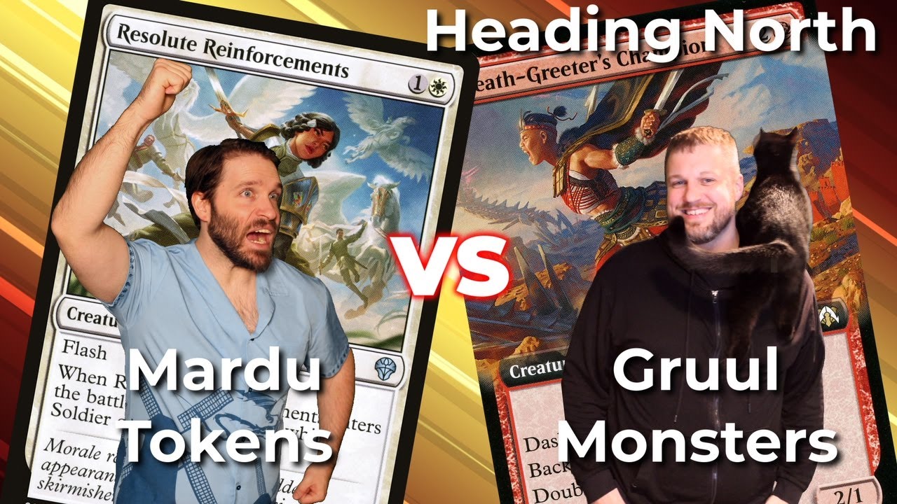 Magic boomer learns about 2025 mechanics | Mardu Tokens vs Gruul Monsters | Heading North EP 04