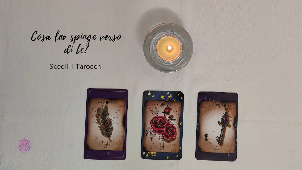 🏹❤ Cosa lo spinge verso di te? ❤🔮 Scegli i tarocchi