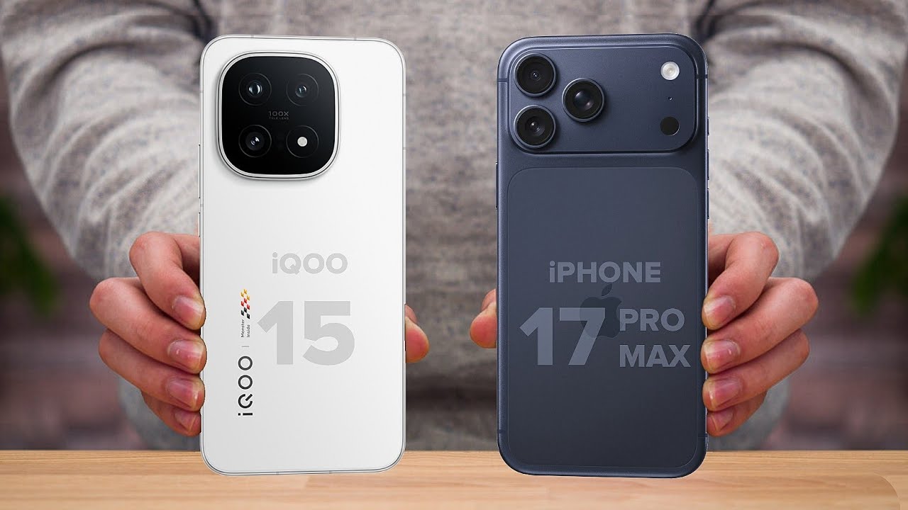 iQoo 15 Vs iPhone 17 Pro Max || Full Comparison ⚡ Which one is Best?
