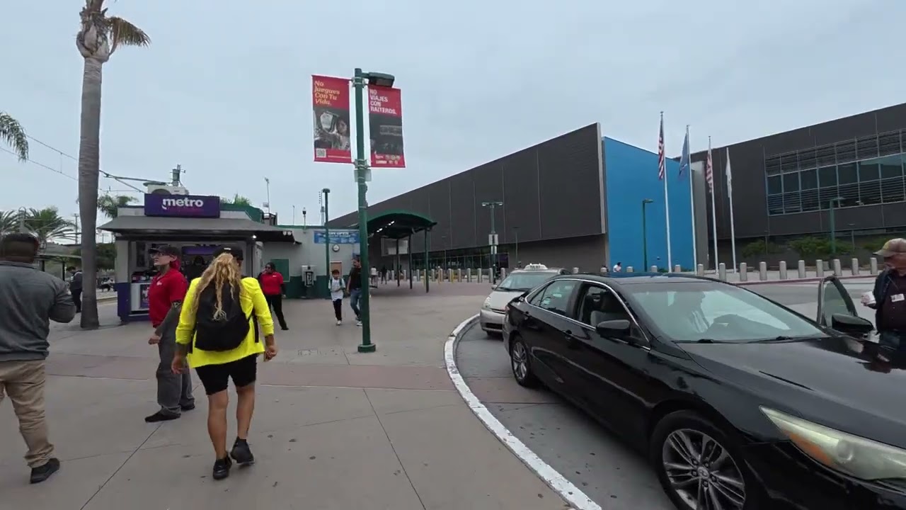 Пограничный переход США - Мексика Сан Диего - Тихуана #sandiego #tijuana #border #usa #mexico