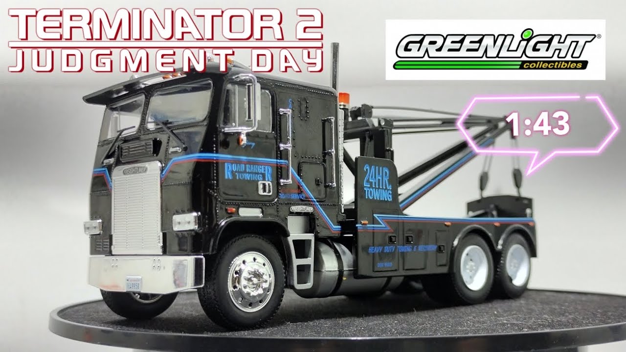 Культовый грузовик | обзор модели Freightliner FLA 9664 1984г. 1:43 Greenlight | Terminator 2
