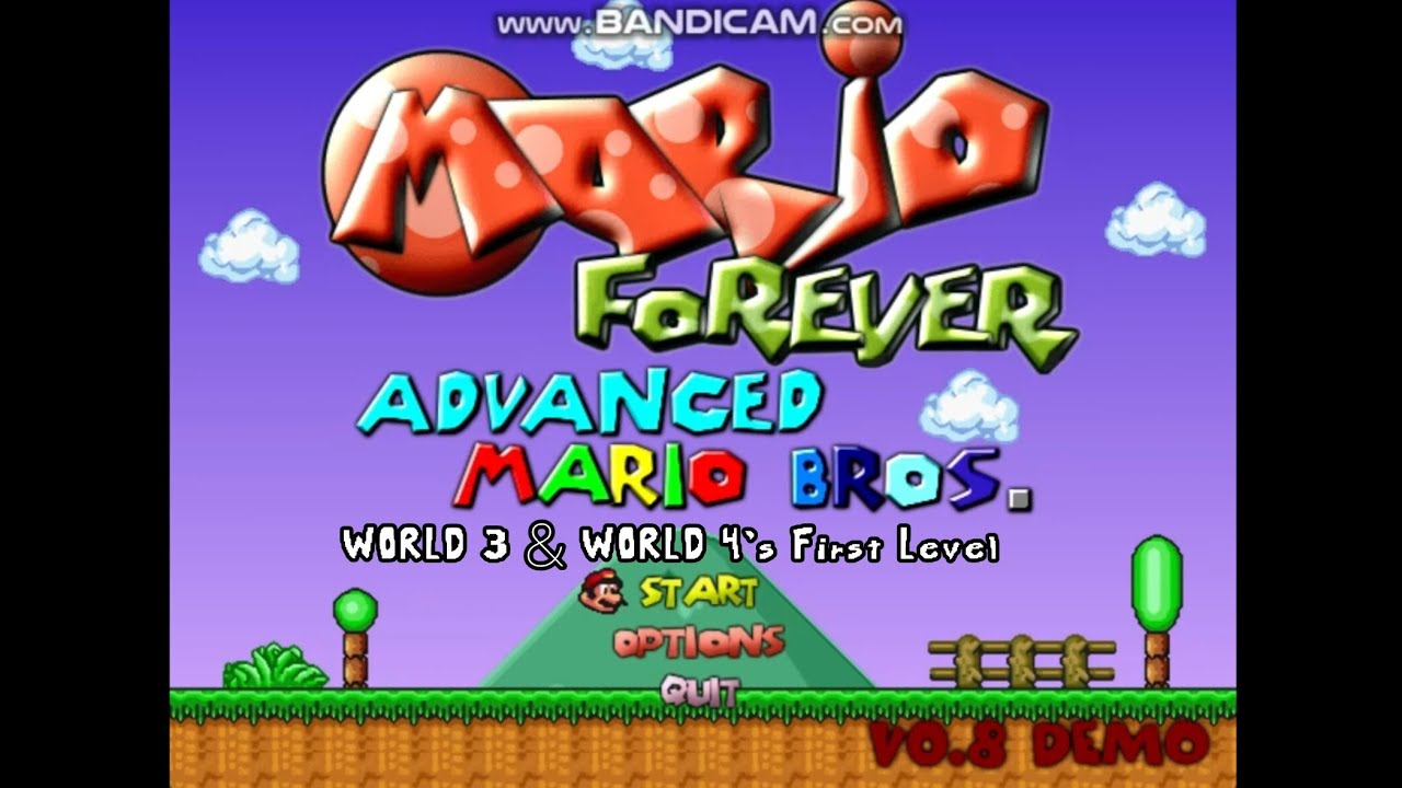 Mario Forever Advanced Mario Bros v0.8 DEMO /(World 3 & World 4's First Level)
