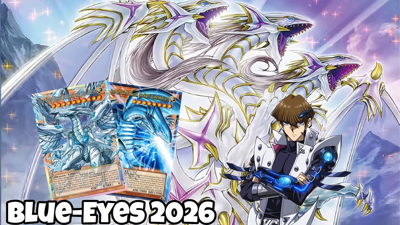 Blue-Eyes with NEW Overframe cards - Deep-Eyes White Dragon, The Blue Abyss.