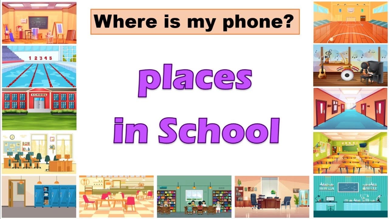 Different Places in School | Learn English Through Story | Back to School