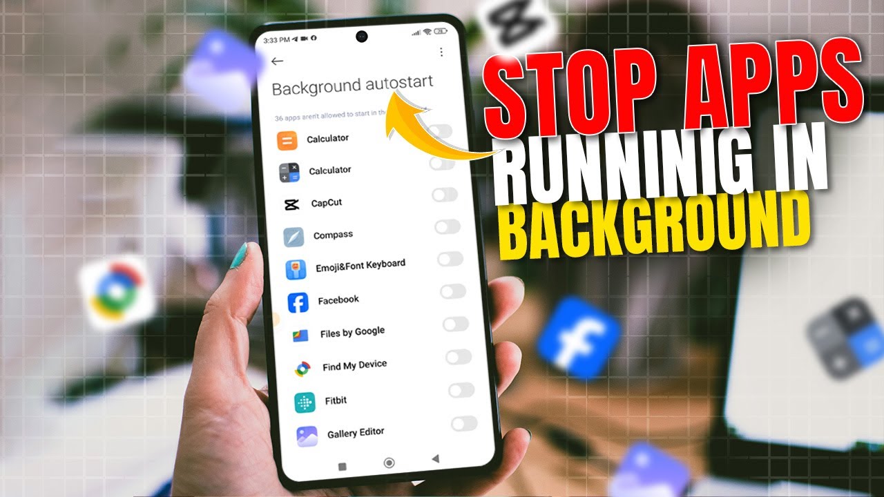 How to Stop Apps Running in the Background on Xiaomi Phone | Disable All Background Apps in MIUI