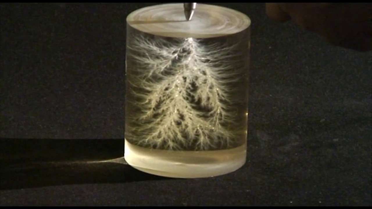 Lichtenberg figures in plexiglass