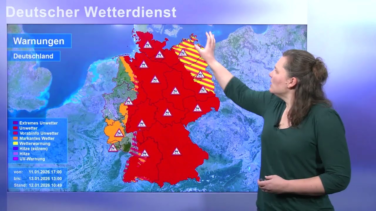 12.01.2026 Unwetterinformation - Deutscher Wetterdienst (DWD)