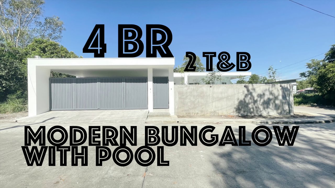 House Tour: P6M 4-Bedroom Bungalow With Pool (Floor Plan Included)