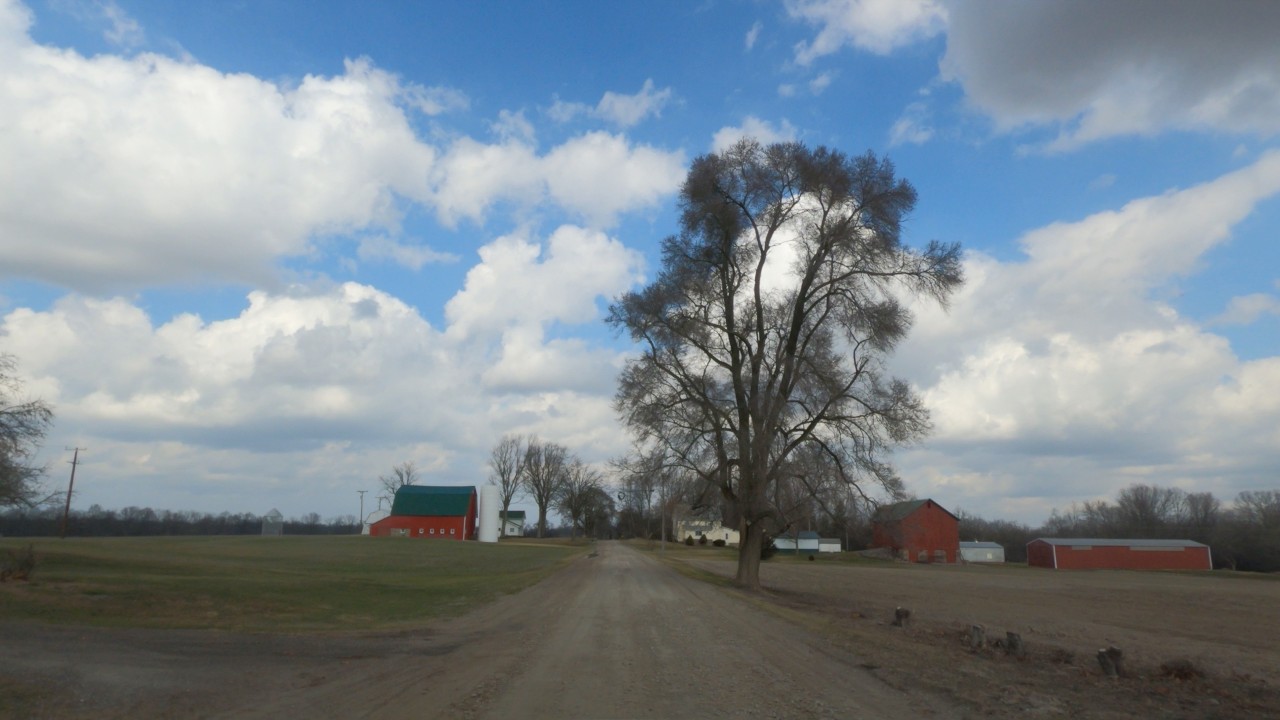 Relaxing and Quiet Country Drive (Michigan) | Spring | Ambient Road Sounds | 30 Min