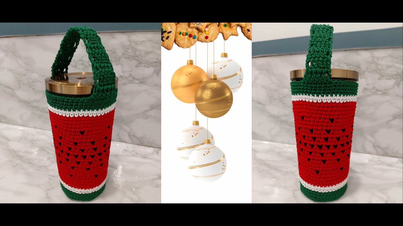#108.❤️Hướng dẫn ❤️cách móc túi giữ nhiệt dễ làm👌👌.[Instructions on how to crochet a 🎄thermal bag⭐]😍