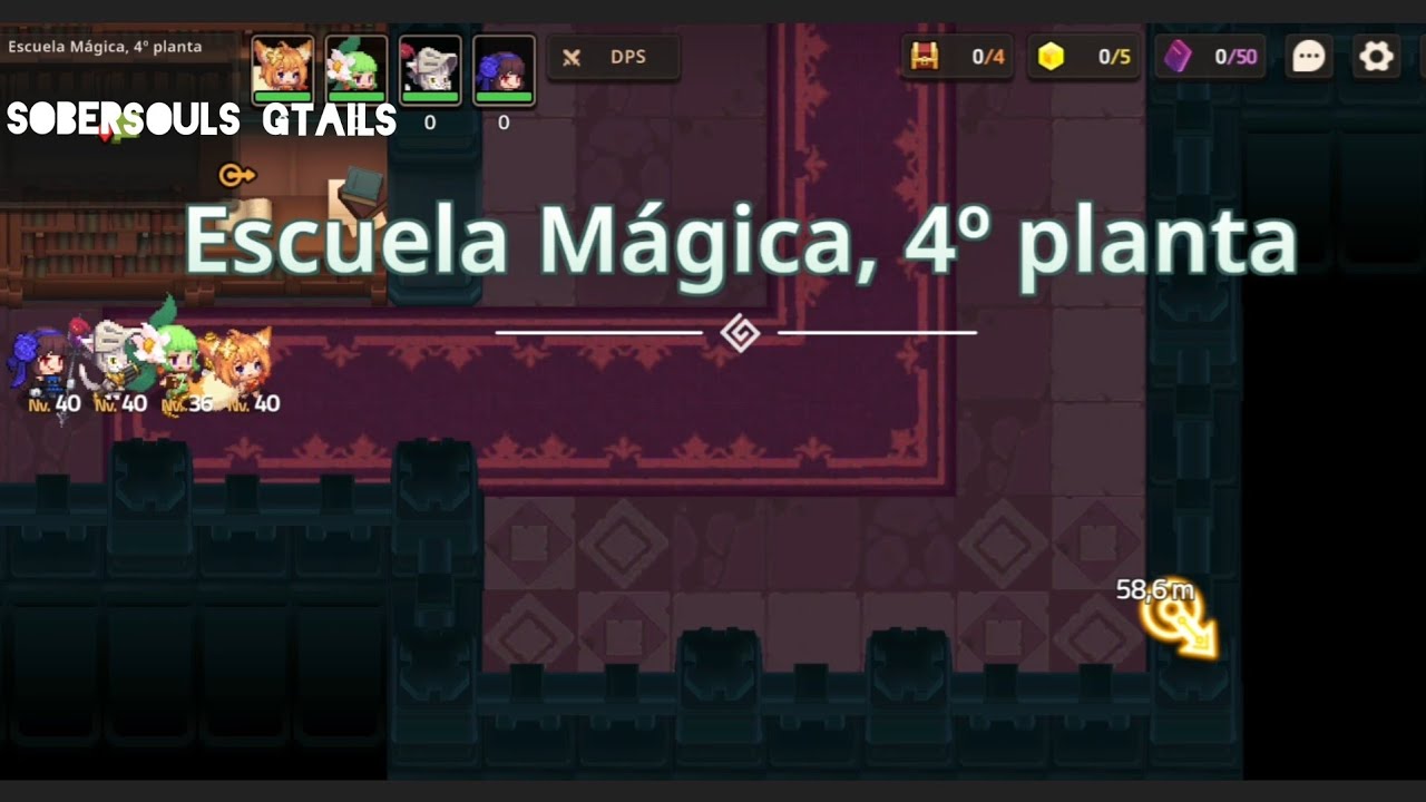 Guardian Tales guía 3-5 | Escuela Mágica, 4° planta
