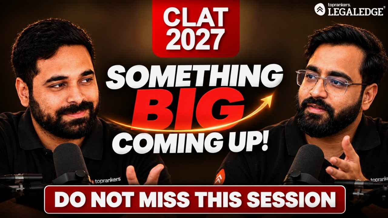 CLAT 2027: What&rsquo;s Coming Next? 👀 | Big Announcement | LegalEdge