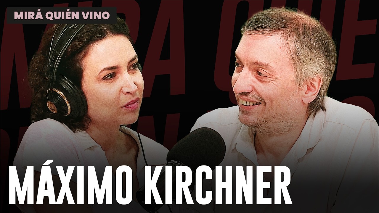 MÁXIMO KIRCHNER en MIRÁ QUIÉN VINO CON JULIA MENGOLINI
