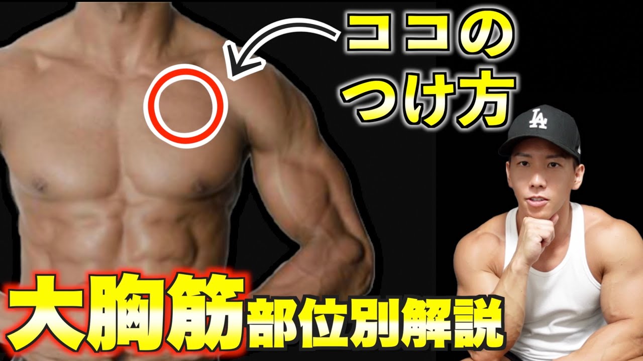 【胸トレ】大胸筋上部と内側のつけ方はコレ！